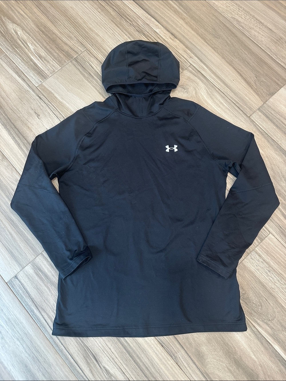 Under Armour Black Hooded Athletic Pullover